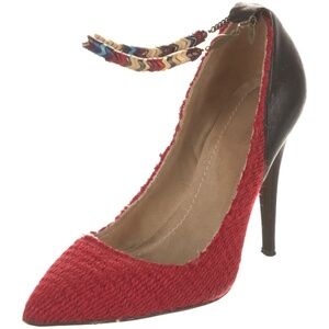 Isabel Marant Tweed Animal Print Pumps - size 38 (US 8)